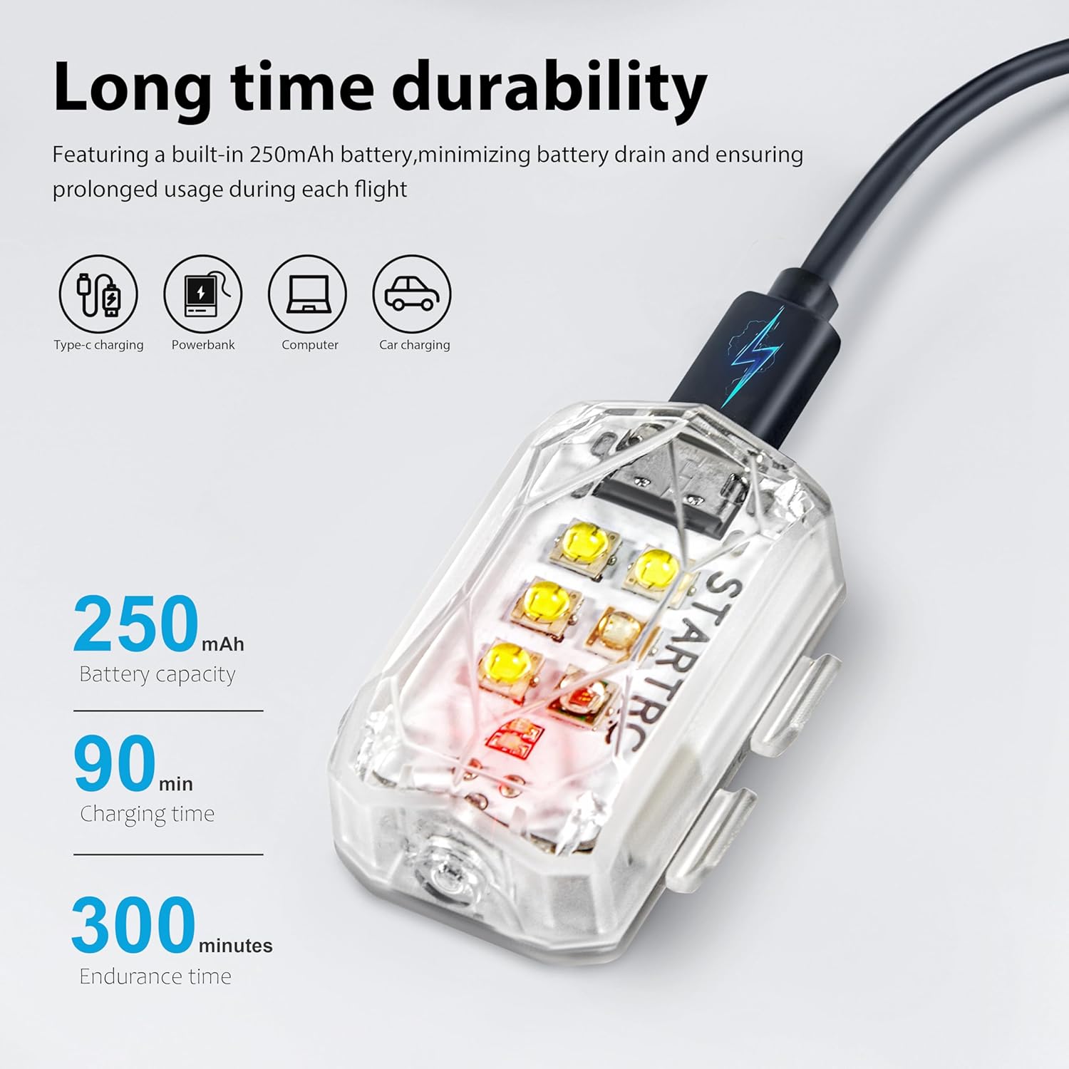 STARTRC Drone Strobe Light Ant - đánh giá và giá Drone Led Light