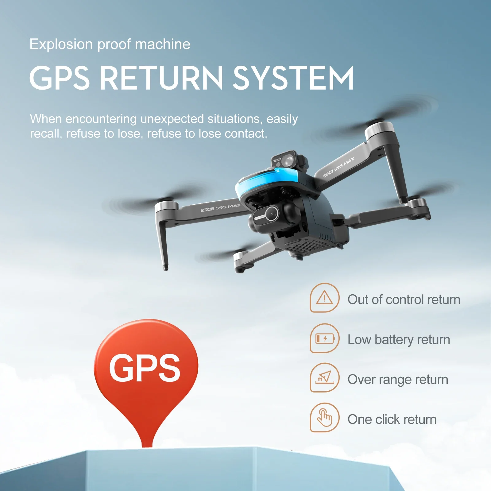 NEW S9S MAX MINI Drone 4K 2-Ax - đánh giá và giá Drone Gps Module