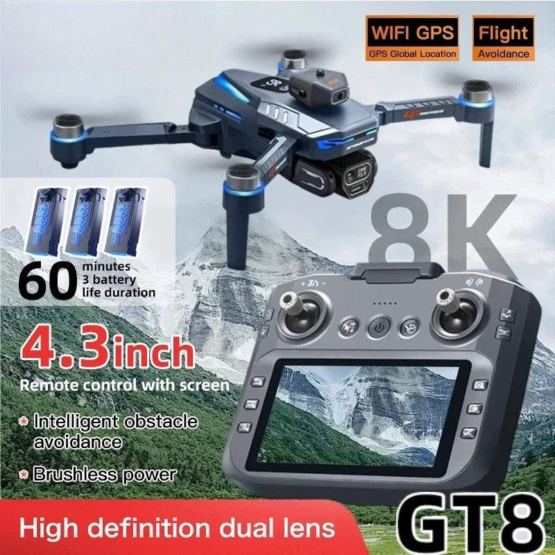 Original GT8 Drone 8K Professi - đánh giá và giá Drone Gps Mount