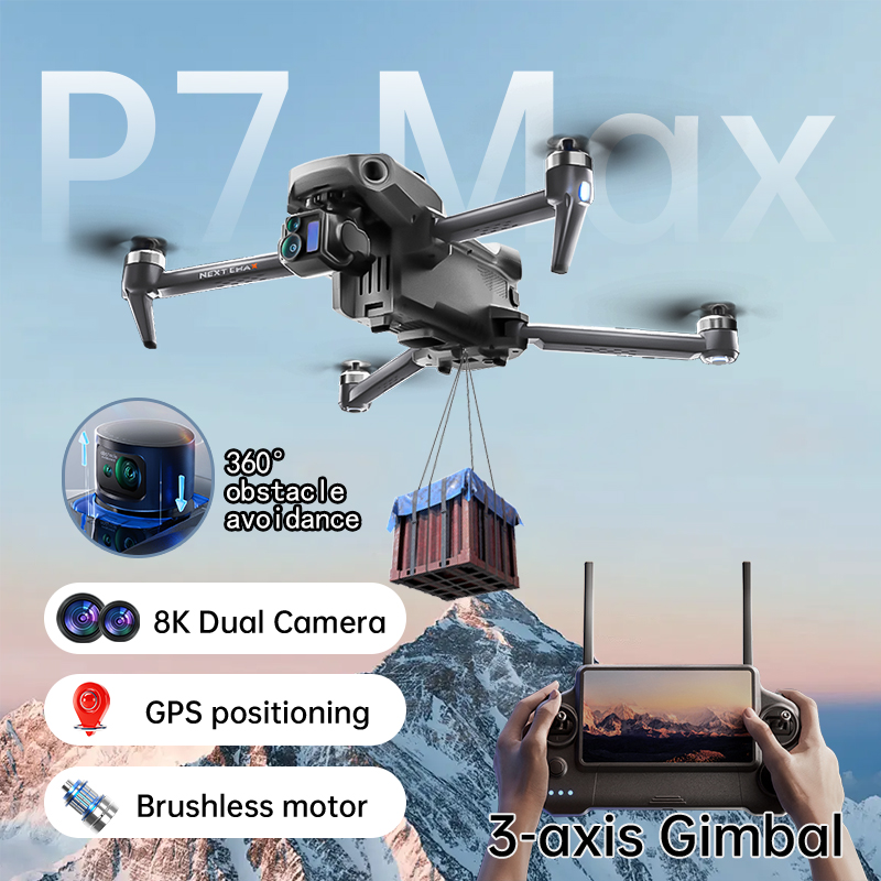 NEW P7 Max Drone 8K Camera GPS - đánh giá và giá Drone Gps Mount