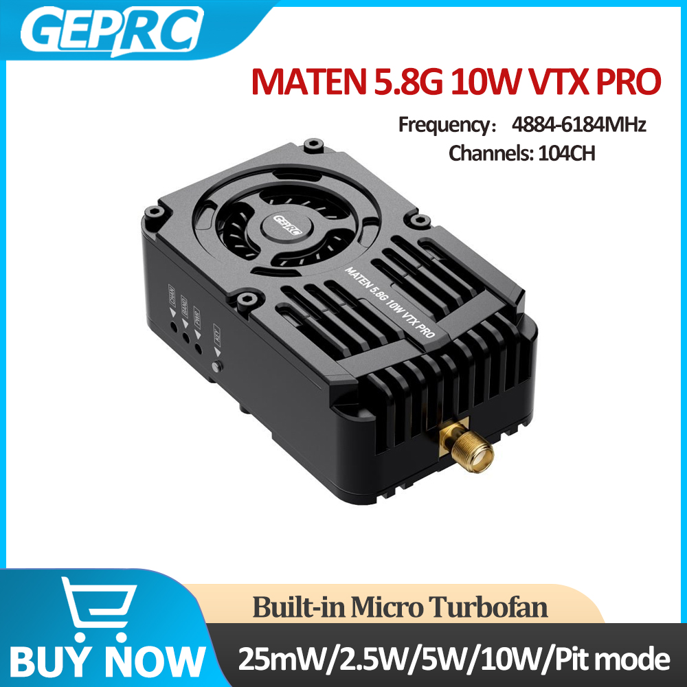 GEPRC MATEN 5.8G 10W VTX PRO 1 - đánh giá và giá Drone Transmitter