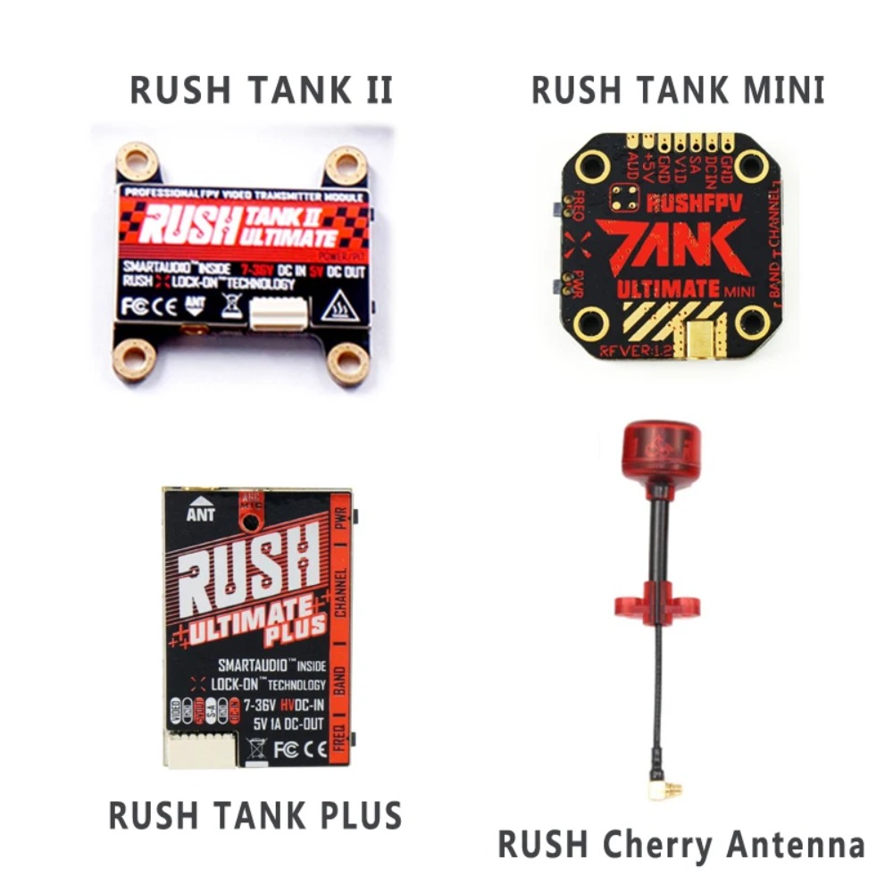 RUSH TANK Ultimate II/Mini/PLU - đánh giá và giá Drone Antenna