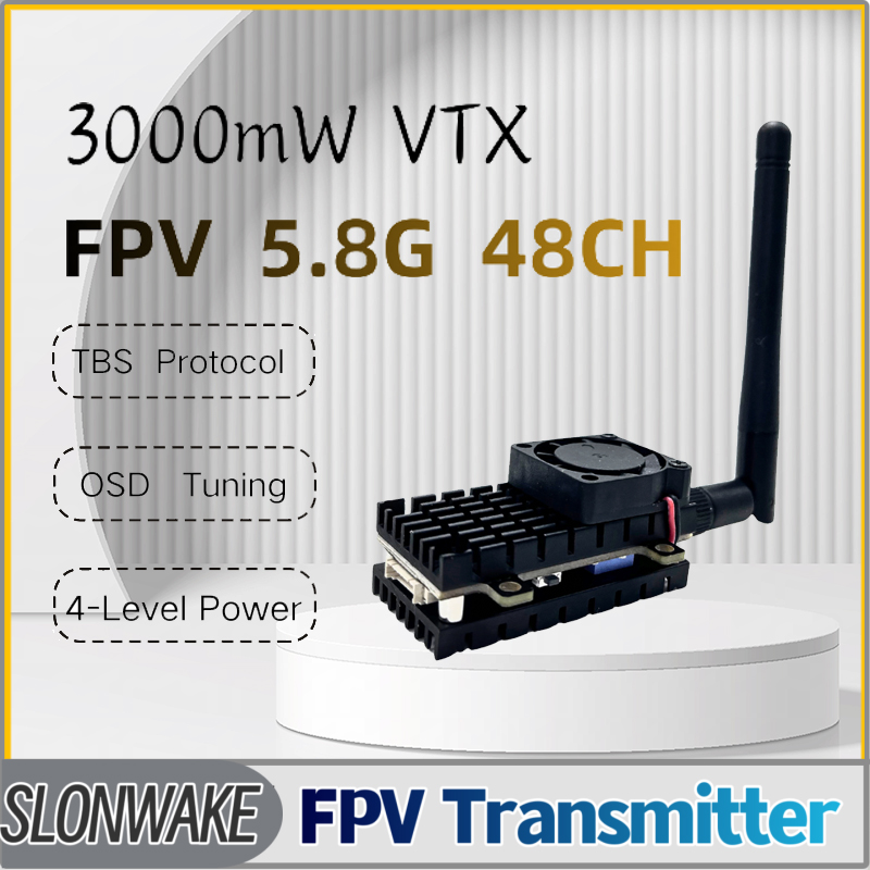SLONWAKE 5.8G 3000mW Simulatio - đánh giá và giá Drone Receiver